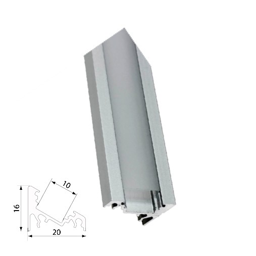 Profil LED Colt Capac Transparent