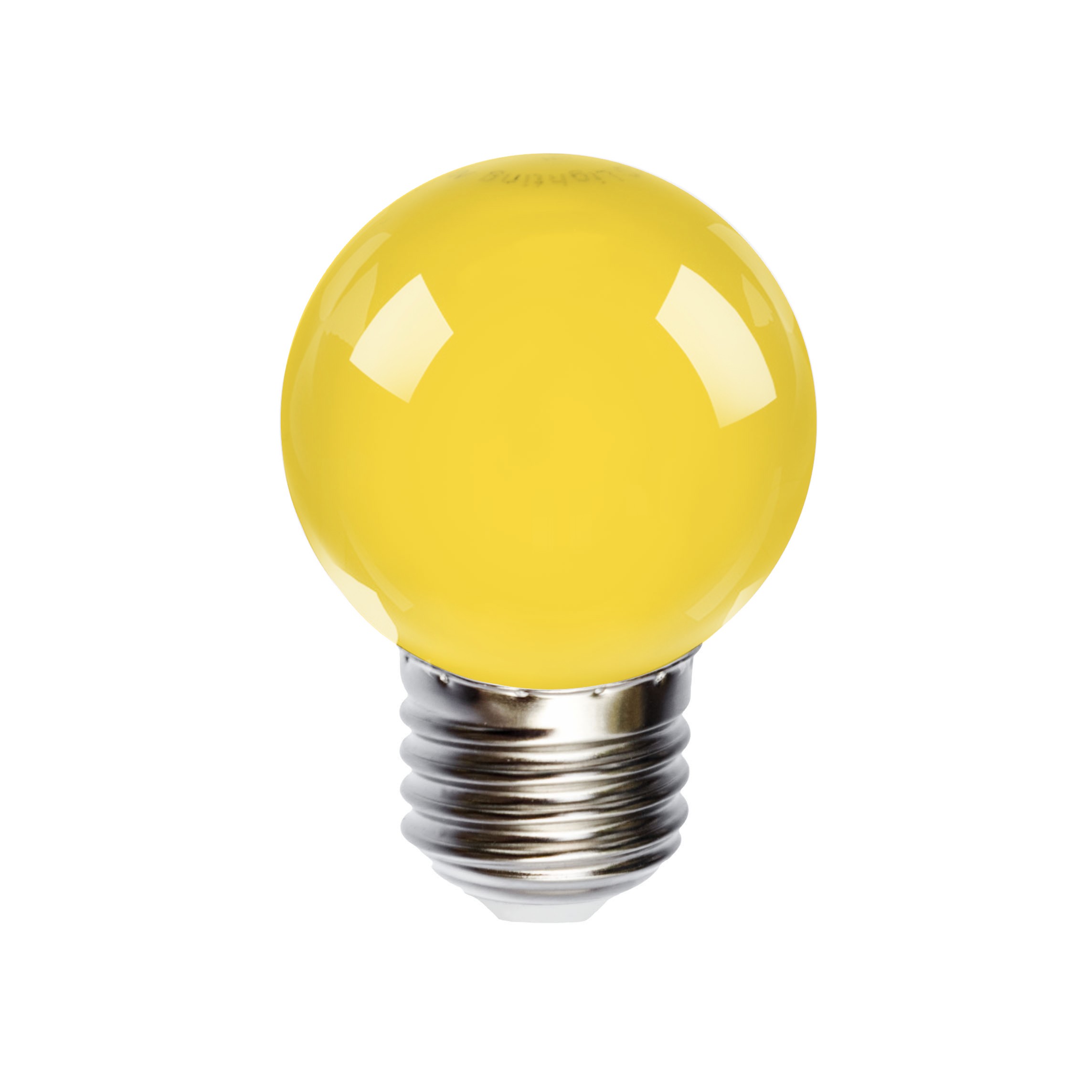Bec led galben 1W e27 decorativ