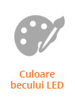 Culoare becului LED